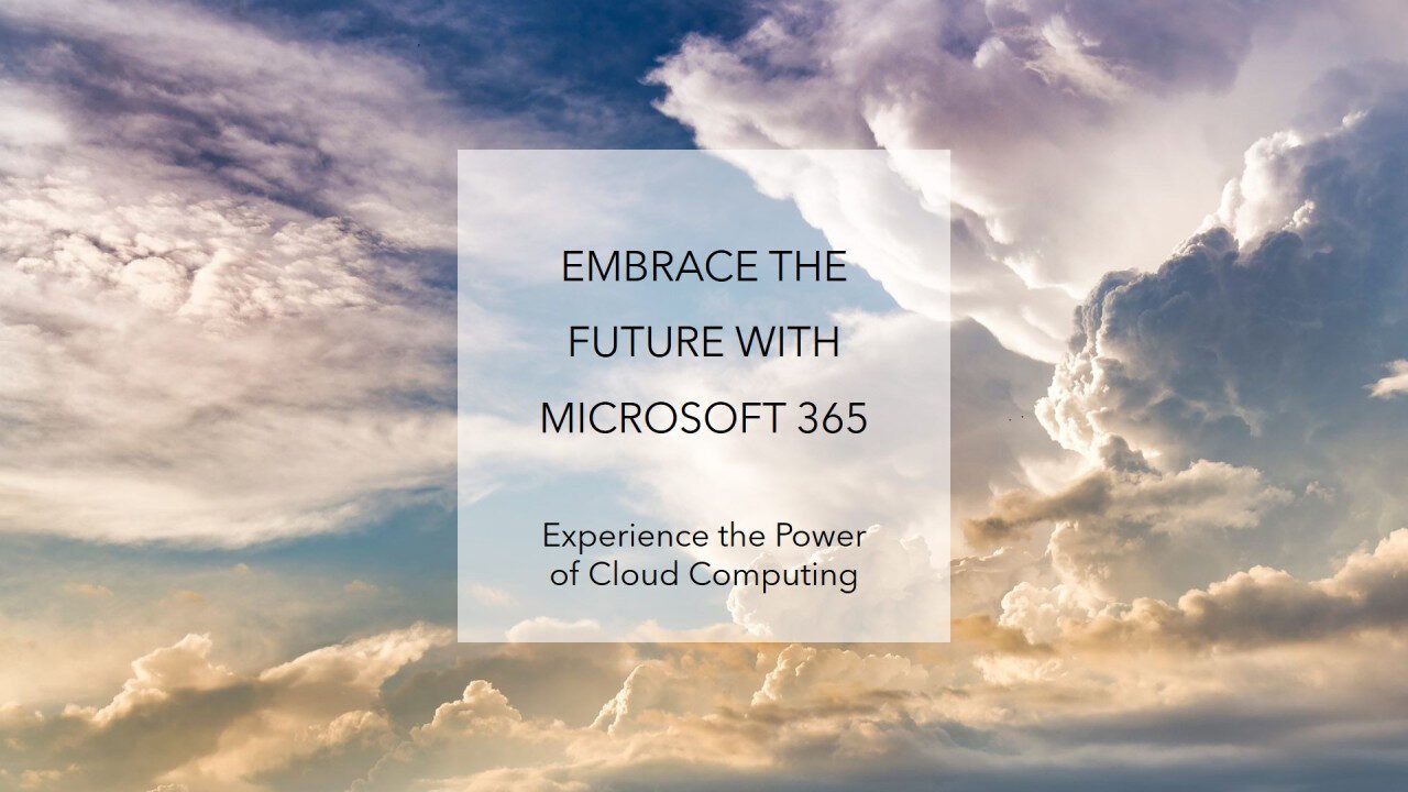 Microsoft 365 - The Future