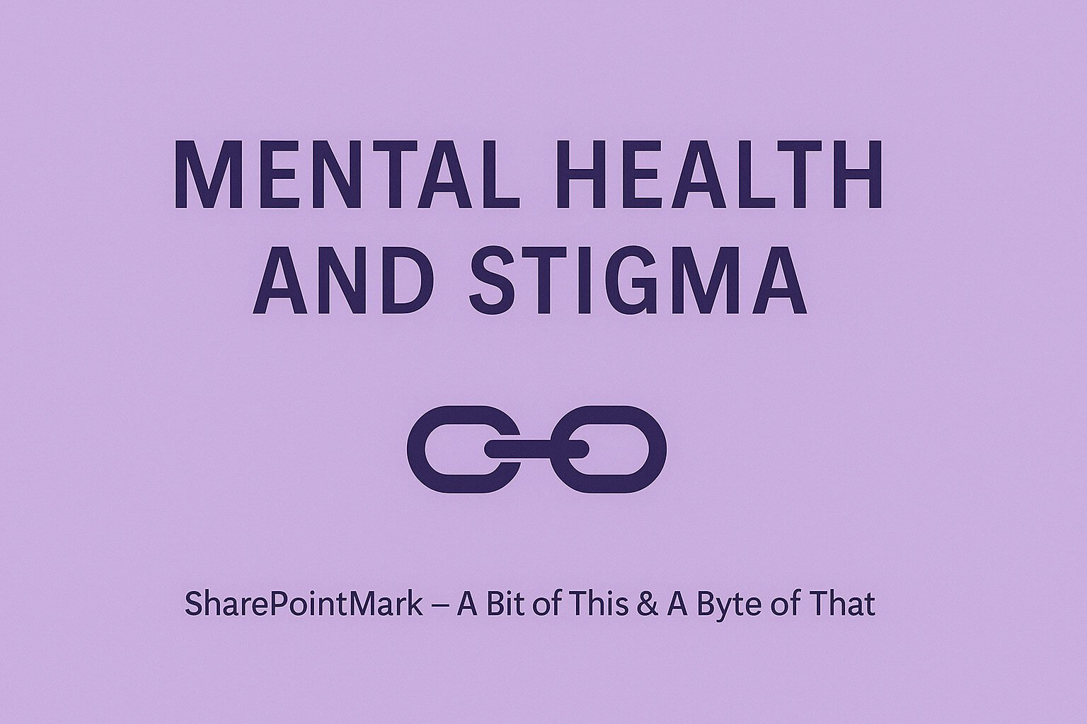 Mental Health and Stigma