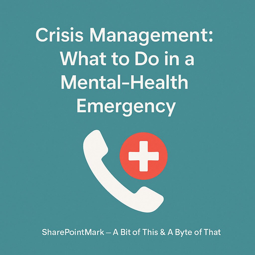 Crisis Management – What to Do in a Mental-Health Emergency