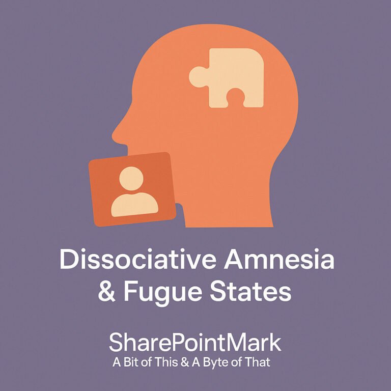 Dissociative Amnesia & Fugue States